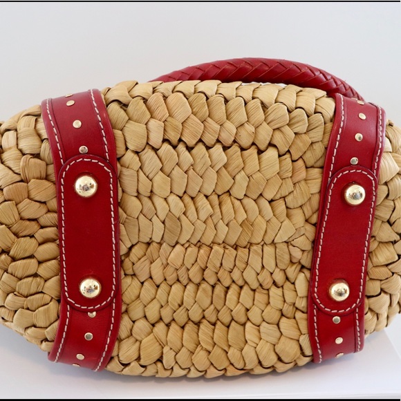 Michael Kors Santorini Large Straw Tote - Picture 7 of 8